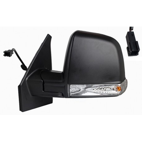 Specchietto meccanico con freccia 2 pin nero versione Combi - Panorama sx