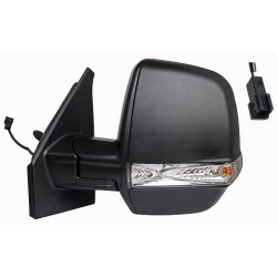 Specchietto meccanico con freccia 2 pin nero versione Cargo sx