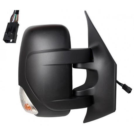 Specchietto elettrico termico con freccia Blis sistem 9 pin 16W nero dx