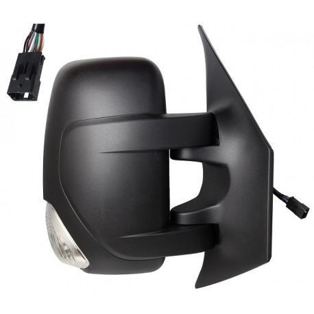 Specchietto elettrico termico con freccia Blis sistem 9 pin 5W nero dx