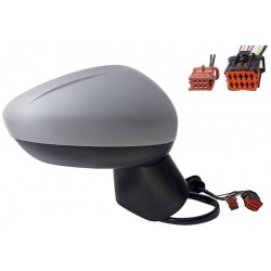 Specchietto elettrico termico ribaltabile con sonda Blis sistem 9+2 pin verniciabile dx