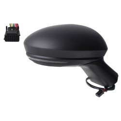 Specchietto elettrico termico con sonda freccia 9 pin nero dx