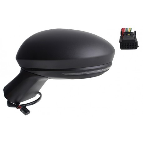 Specchietto elettrico termico con freccia asferico 7 pin nero sx