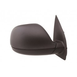 Specchietto manuale con base e calotta nera dx