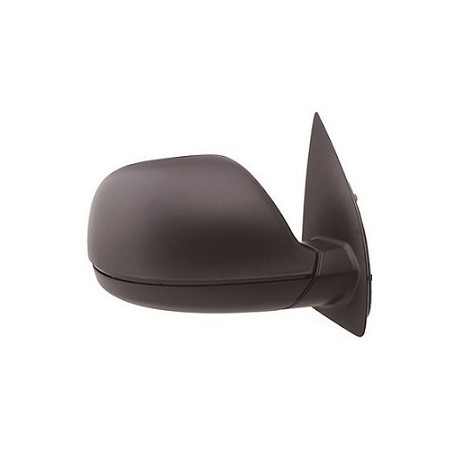 Specchietto manuale con base e calotta nera dx