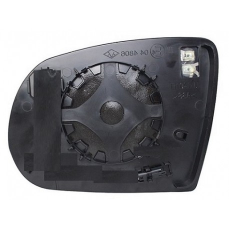 Piastra specchietto termica con vetro asferico passeggero dx