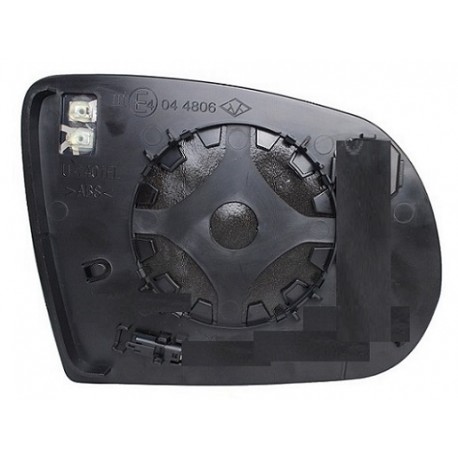 Piastra specchietto termica con vetro asferico guida sx