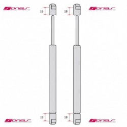 Coppia pistoncini ammortizzatore molla a gas cofano anteriore