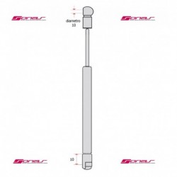 Pistoncino ammortizzatore molla a gas