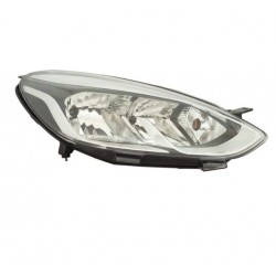 Proiettore faro H7 H15 PY21W parabola cromata dx