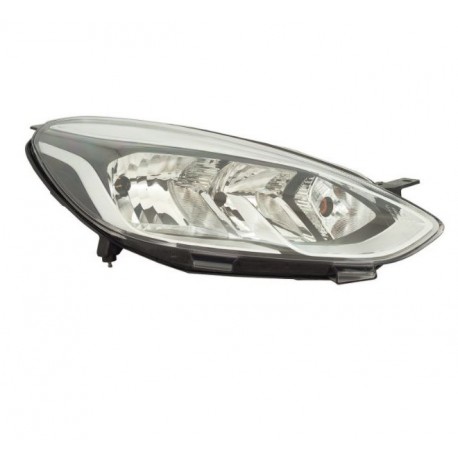 Proiettore faro H7 H15 PY21W parabola cromata dx