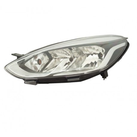 Proiettore faro H7 H15 PY21W parabola cromata sx