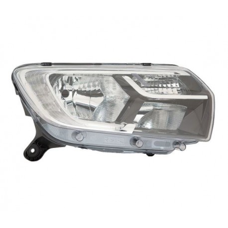 Proiettore faro H7 H7 PY21W con luce diurna a led dx