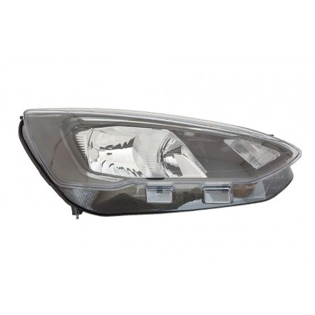 Proiettore faro H7 H1 PY21W con luce diurna parabola nera dx