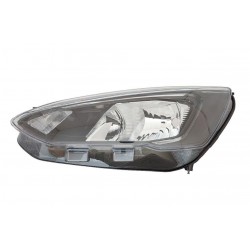 Proiettore faro H7 H1 PY21W con luce diurna parabola nera sx