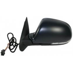 Retrovisore elettrico termico ribaltabile blu asferico con memoria con freccia con luce di cortesia verniciabile 15 pin sx