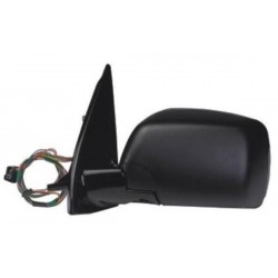 Retrovisore elettrico termico ribaltabile blu asferico con memoria e luce di cortesia verniciabile sx