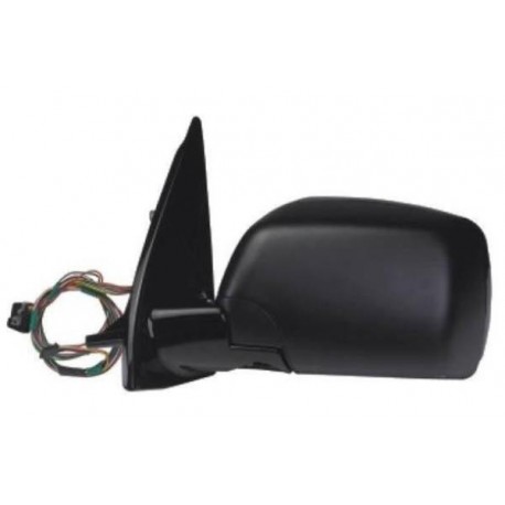 Retrovisore elettrico termico ribaltabile blu asferico con memoria e luce di cortesia verniciabile sx