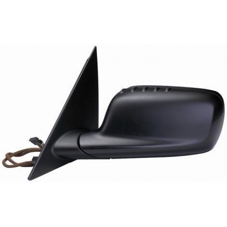 Retrovisore elettrico termico ribaltabile blu asferico con memoria verniciabile sx