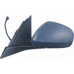 Retrovisore elettrico termico ribaltabile blu asferico verniciabile 9 pin sx