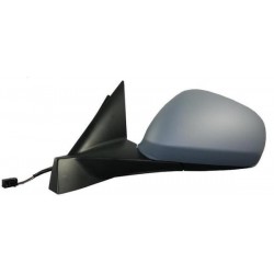 Retrovisore elettrico termico ribaltabile blu asferico verniciabile sx