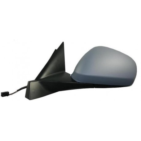 Retrovisore elettrico termico ribaltabile blu asferico verniciabile sx