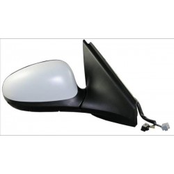 Retrovisore elettrico termico ribaltabile blu verniciabile dx