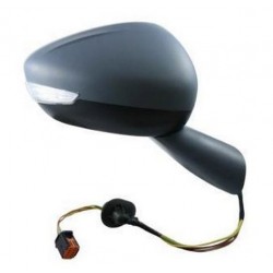 Retrovisore elettrico termico ribaltabile con freccia e luce di cortesia con sonda verniciabile 12 pin lato passeggero dx