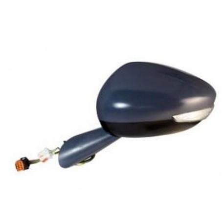Retrovisore elettrico termico ribaltabile con freccia e luce di cortesia verniciabile 10 pin lato passeggero dx
