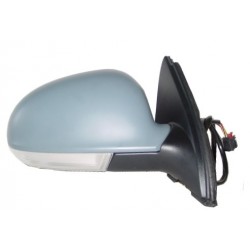 Retrovisore elettrico termico ribaltabile con freccia integrata verniciabile dx