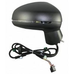 Retrovisore elettrico termico ribaltabile con freccia verniciabile 8 pin dx