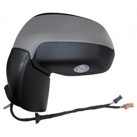 Retrovisore elettrico termico ribaltabile con luce di cortesia verniciabile 9 pin sx