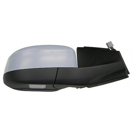 Retrovisore elettrico termico ribaltabile con luce di cortesia verniciabile dx