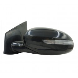 Specchietto retrovisore elettrico termico richiudibile con freccia verniciabile sx