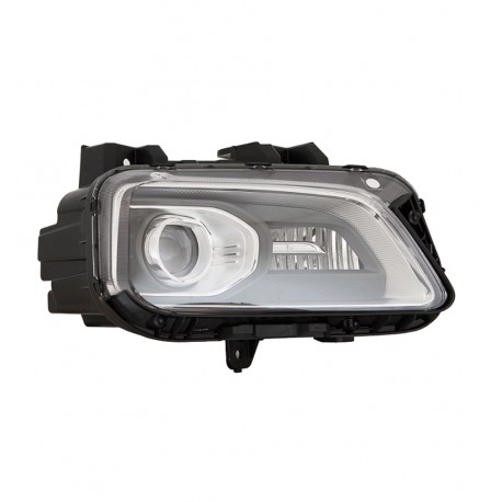 Proiettore faro H7 led con luce diurna a led dx