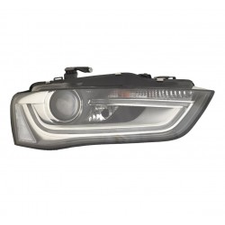 Proiettore faro DS3 led con luce diurna led con AFS parabola nera dx