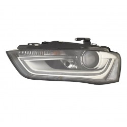 Proiettore faro DS3 led con luce diurna led con AFS parabola nera sx
