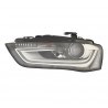 Proiettore faro DS3 led con luce diurna led con AFS parabola nera sx
