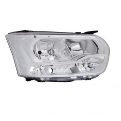 Proiettore faro H7 H15 H1 led PY21 parabola cromata dx