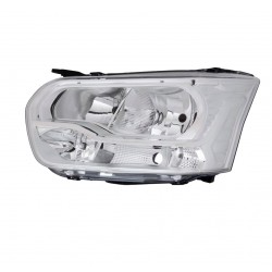 Proiettore faro H7 H15 H1 led PY21 parabola cromata sx