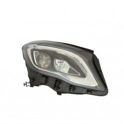 Proiettore faro full led parabola nera dx