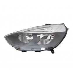 Proiettore faro H7 H1 PY24W W5W parabola nera sx