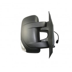 Specchietto retrovisore elettrico termico con sonda freccia bianca 5W 9 pin nero dx