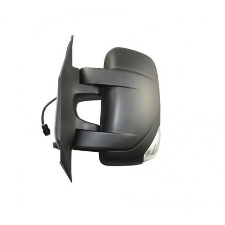 Specchietto retrovisore elettrico termico con freccia bianca 5W 7 pin nero sx