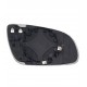 Piastra specchietto retrovisore termica con vetro asferico guida sx