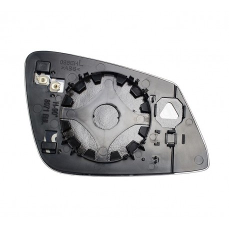 Piastra specchietto termica con vetro asferico guida sx