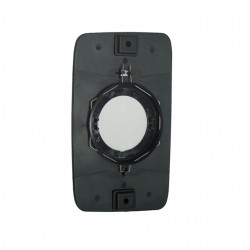 Piastra specchietto con vetro attacco circolare con molla passeggero dx