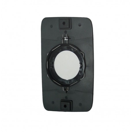 Piastra specchietto con vetro attacco circolare con molla guida sx