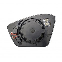 Piastra specchietto retrovisore termica con vetro Blis sistem 4 pin dx
