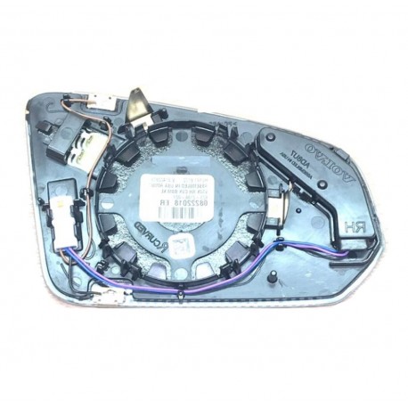 Piastra specchietto termica con vetro asferico antiabbagliante 4 pin Blis sistem sx